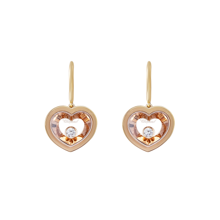 837773-5001 | Buy Online Very Chopard Rose Gold Diamond Earrings