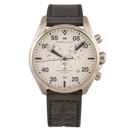 H76712751 | Hamilton Khaki Aviation Chrono Quartz 44mm watch. Buy Online
