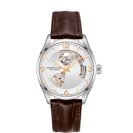 H32705551 | Hamilton Jazzmaster Open Heart Automatic 42mm watch. Buy Online