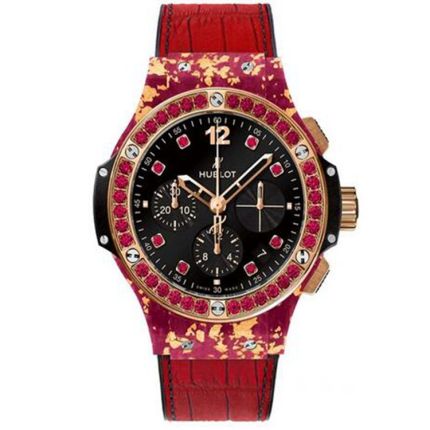 341.XP.1280.LR.1213 | Hublot Big Bang Gold Linen Pink Gold 41 mm watch. Buy Online