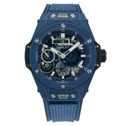 414.EX.5123.RX | Hublot Big Bang Meca-10 Ceramic Blue 45 mm watch. Buy Online