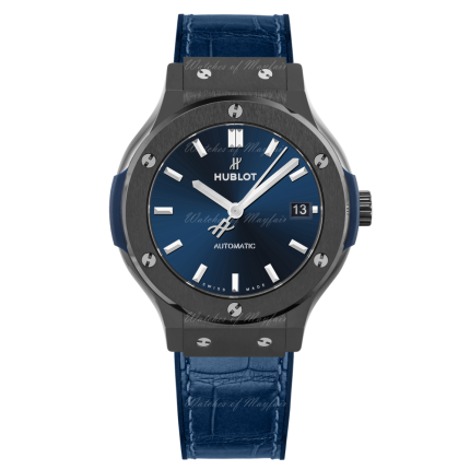 565.CM.7170.LR | Hublot Classic Fusion Ceramic Blue 38 mm watch. Buy Online