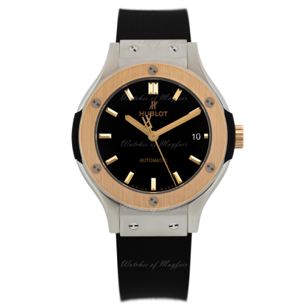 565.NO.1181.RX | Hublot Classic Fusion Titanium King Gold 38 mm watch.