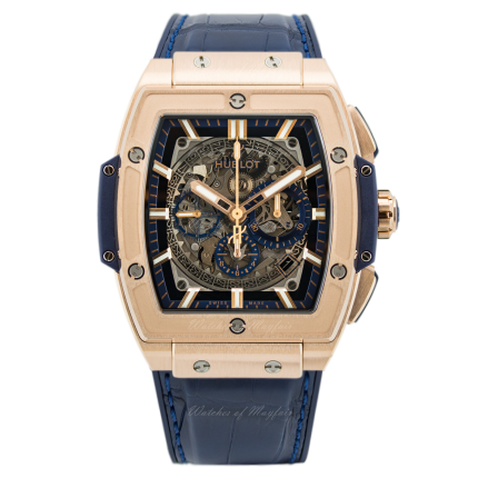 601.OX.7180.LR | Hublot Spirit Of Big Bang King Gold Blue 45 mm watch. Buy Online