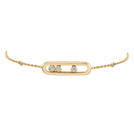 4324 | Buy Online Messika Baby Move Yellow Gold Diamond Bracelet