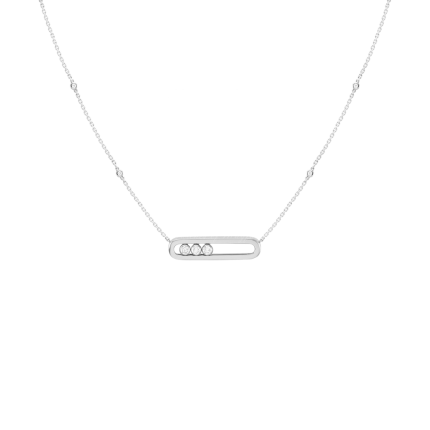 3997 | Messika Move White Gold Necklace. Buy online.