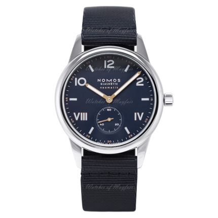 768 | Nomos Club Campus Neomatik 39 mm Midnight Blue Automatic watch | Buy Now