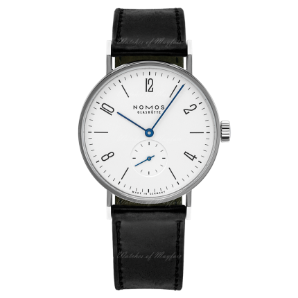 139| Nomos Tangente Manual Black Leather 35 mm watch | Buy Now