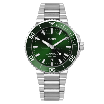 01 733 7730 4157-07 8 24 05PEB | Oris Aquis Date 43.5mm watch. Buy Now