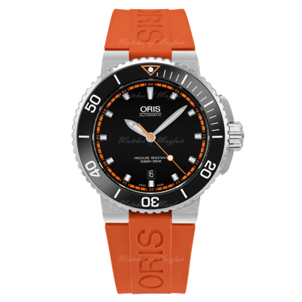 01 733 7653 4128-07 4 26 32EB | Oris Aquis Date 43 mm watch. Buy Online