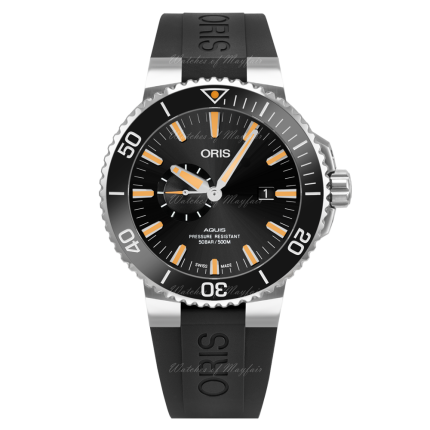 01 743 7733 4159-07 4 24 64EB | Oris Aquis Small Second, Date 45.5 mm watch.