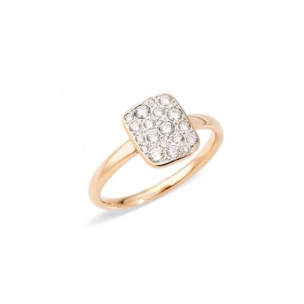 PAB9032_O7000_DB000 | Pomellato Sabbia Rose Gold Diamond Ring | Buy Now
