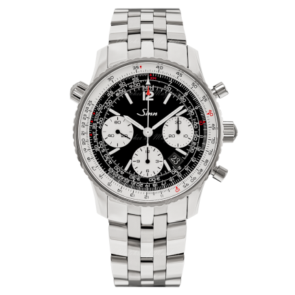 903.040 | Sinn 903 St Instrument Chronographs Navigator Black Dial Bracelet 41mm watch. Buy Online