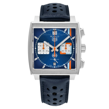 CBL2115.FC6494 | TAG Heuer Monaco X Gulf Special Edition 39 mm watch. Buy Online