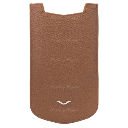 004-00004-002-02 | Vertu Aster P Slip Calf Caramel Brown Leather Case. Buy Online