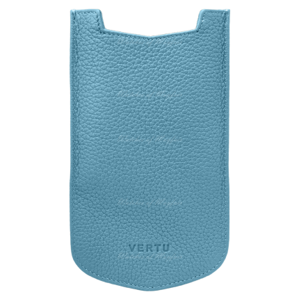 004-00004-002-03 | Vertu Aster P Slip Calf Gentleman Blue Leather Case. Buy Online