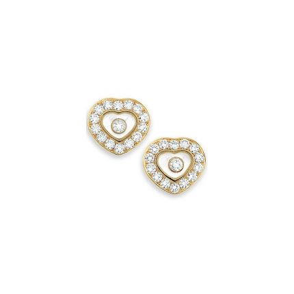 831084-0001 | Buy Chopard Happy Diamonds Icons Ear Pins Yellow Gold