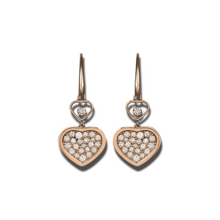 Chopard happy diamond heart earrings shop