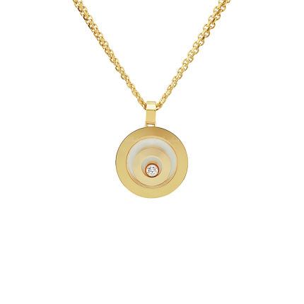 Chopard Happy Spirit Yellow Gold Diamond Pendant 795405 0001 Buy Online Watches of Mayfair