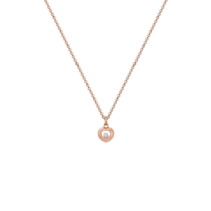 Chopard Miss Happy Rose Gold Diamond Pendant 799006 5001