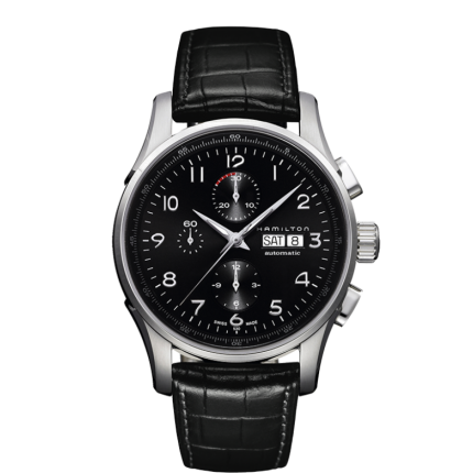 H32716839 | Hamilton Jazzmaster Maestro Auto Chrono 45mm watch. Buy Online