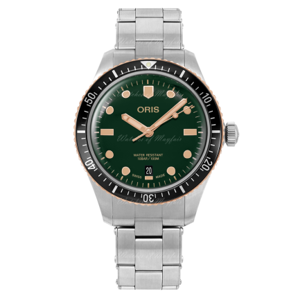 01 733 7707 4357-07 8 20 18 | Oris Divers Sixty-Five 40 mm watch. Buy Online
