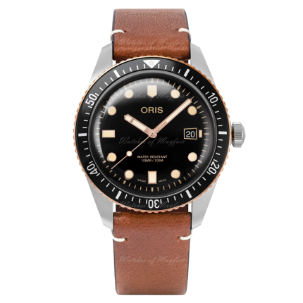 01 733 7720 4354-07 5 21 45 | Oris Divers Sixty-Five 42 mm watch. Buy Online