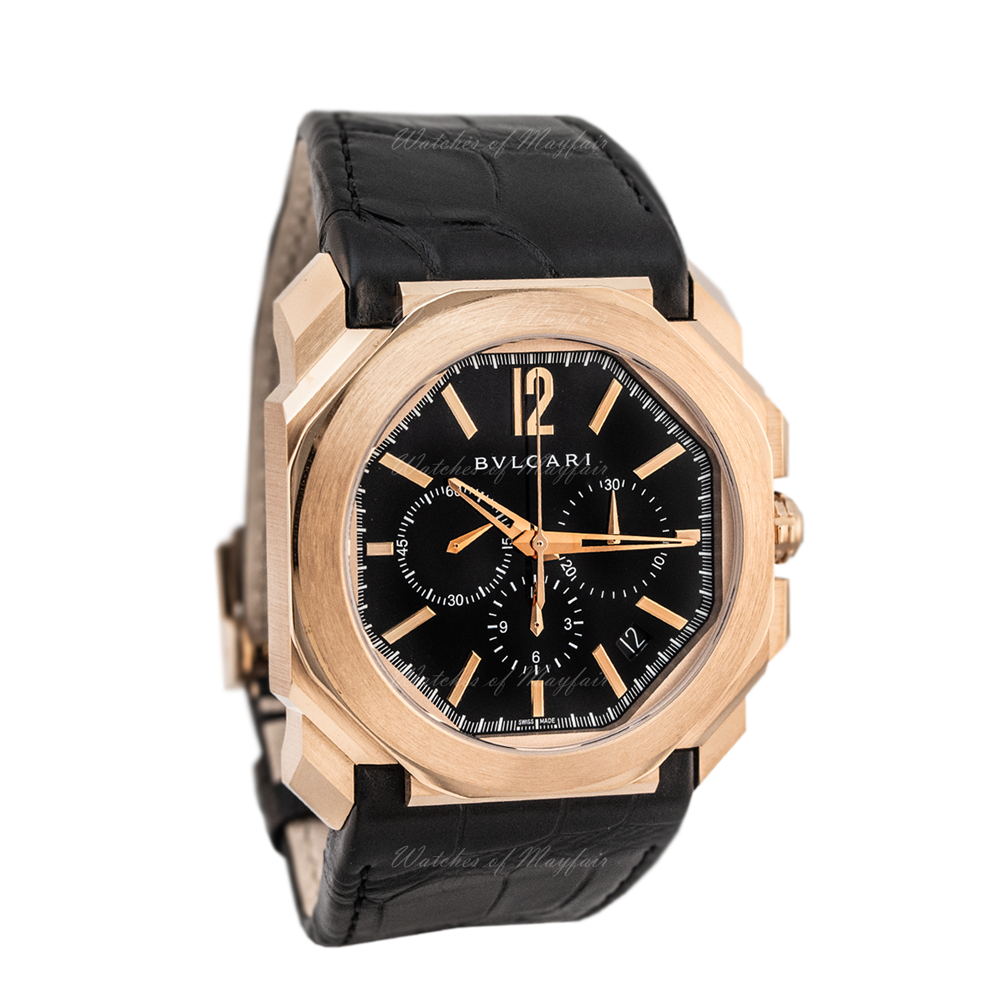 102115 | BVLGARI Octo Velocissimo Pink Gold Automatic 41mm watch Watches of  Mayfair