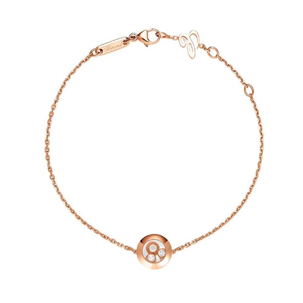 859562-5001 | Buy Chopard Happy Curves Rose Gold Diamond Bracelet ...