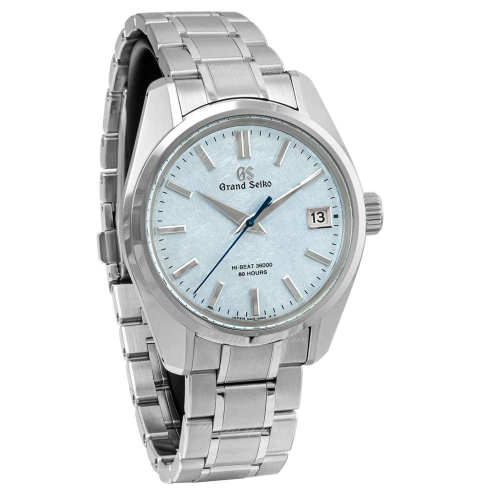 SLGH013 | Grand Seiko Heritage 44GS Hi-Beat Ice Blue 40 mm watch. Buy  Online Watches of Mayfair