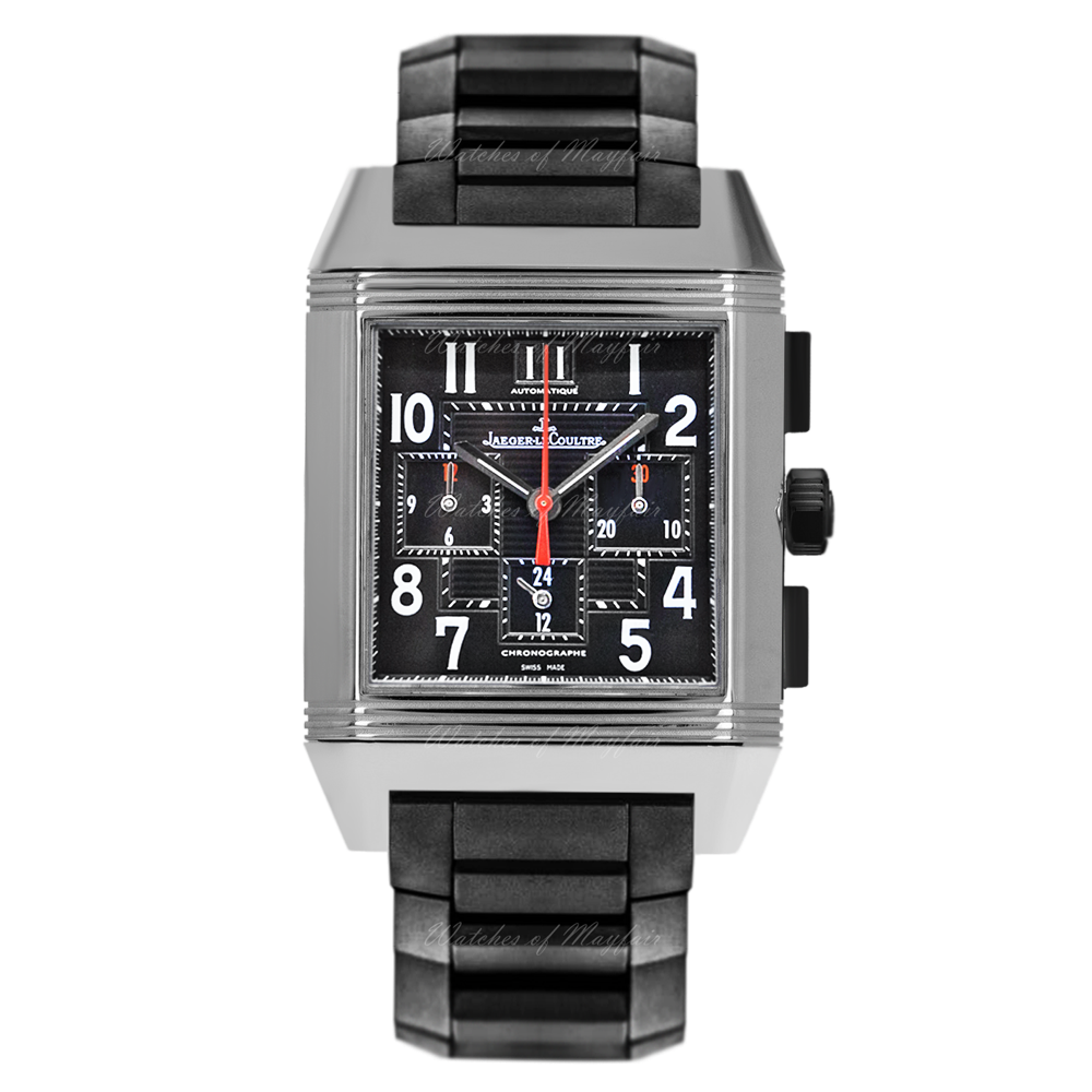 701867P | JLC Reverso Squadra Chronograph Black. Buy online. Watches of ...