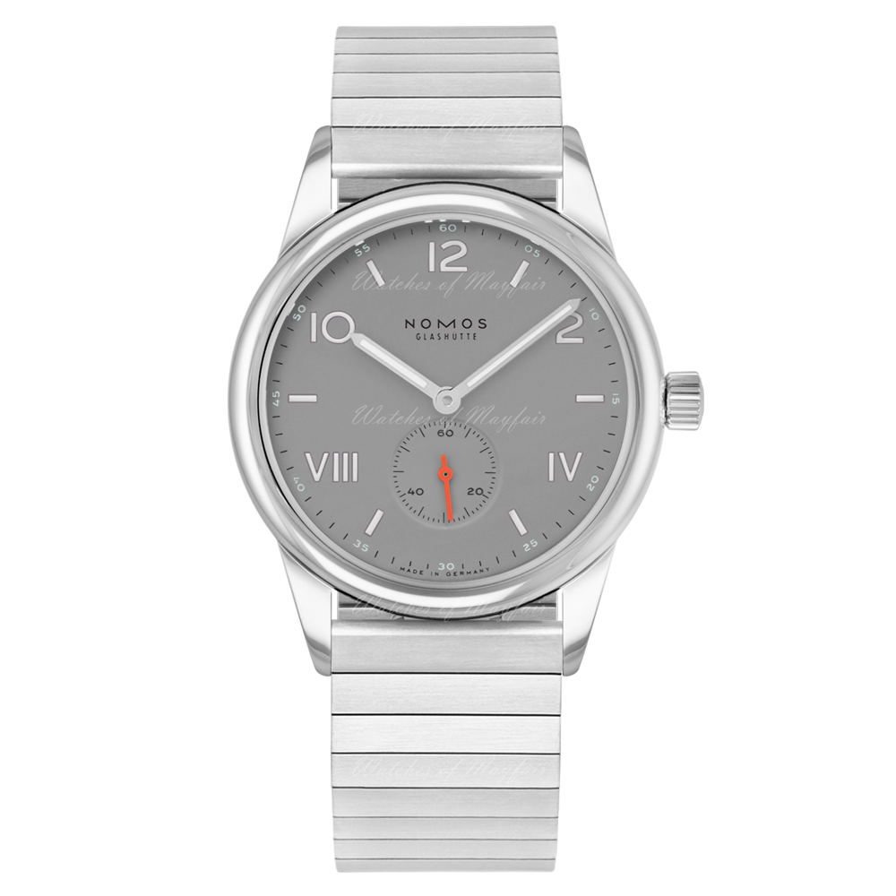 Nomos Club Campus 38 Absolute Grey Sport Bracelet 727