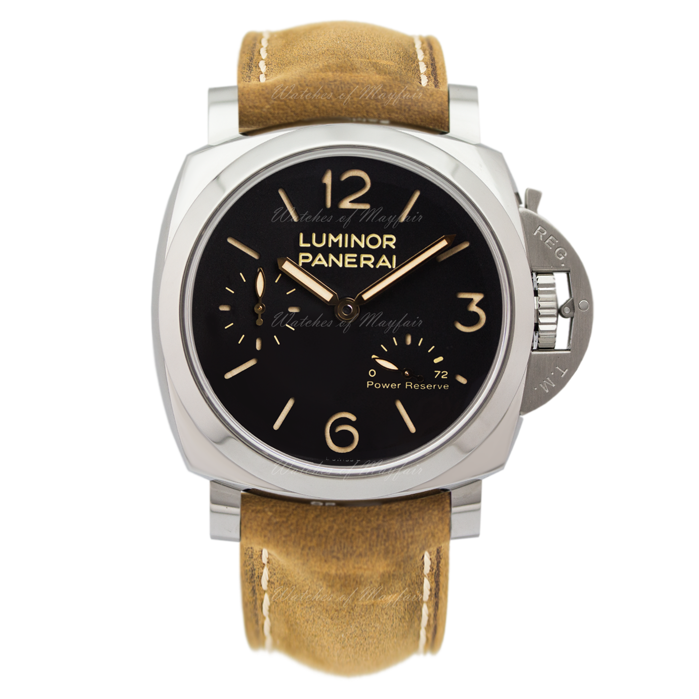 Panerai Luminor 1950 3 Days Power Reserve Acciaio PAM00423 Buy Online Watches of Mayfair