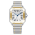 W2SA0016 | Cartier Santos De Cartier Steel Yellow Gold Medium Model watch. Buy Online