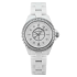 H3110 | Chanel J12 White Ceramic Diamond bezel 33mm watch