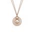 799211-5005 | Buy Online Chopard Happy 8 Rose Gold Diamond Pendant