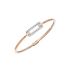 859895-9008 | Chopard Ice Cube Rose and White Gold Bracelet | Buy Now