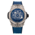 415.NX.7179.VR.MXM18 | Hublot Big Bang Sang Bleu Titanium Blue 45 mm watch. Buy Online