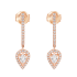 Messika Joy Pink Gold Diamond Earrings 7480