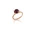15652R | Pasquale Bruni Me & You Rose Gold Garnet Diamond Ring Size 55