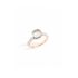 A.C004B9O6/TB | Pomellato Nudo Rose and White Gold Topaz Diamond Ring