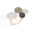 PAC0010_07BWR_DBX00 | Pomellato Sabbia Rose Gold Diamond Ring | Buy Now